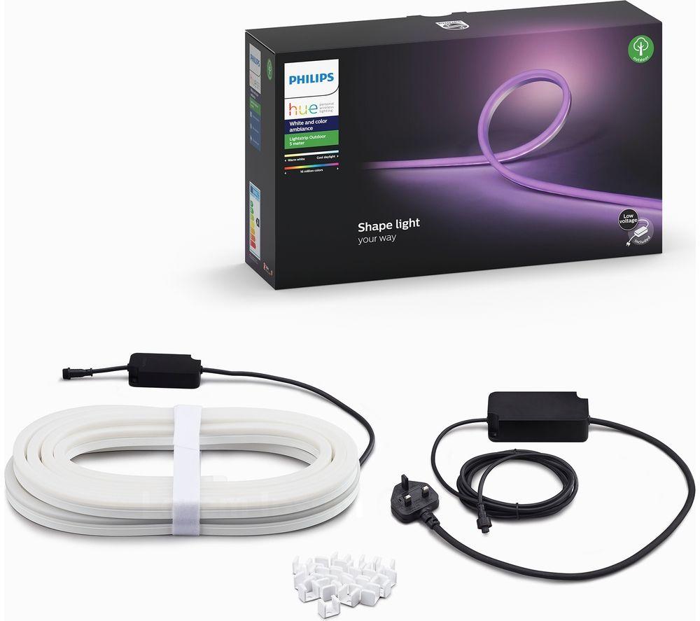PHILIPS HUE White & Colour Ambiance Smart Outdoor LED Lightstrip - 5 m