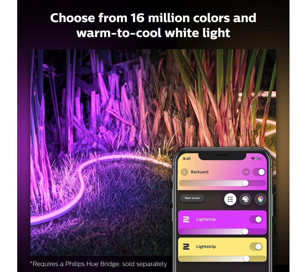 PHILIPS HUE White & Colour Ambiance Smart Outdoor LED Lightstrip - 5 m