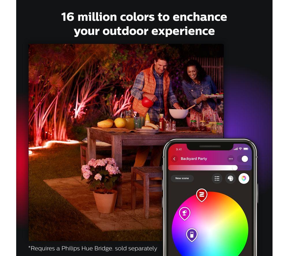 PHILIPS HUE White & Colour Ambiance Smart Outdoor LED Lightstrip - 5 m