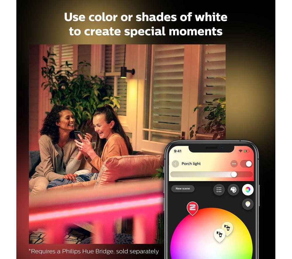 PHILIPS HUE White & Colour Ambiance Smart Outdoor LED Lightstrip - 5 m