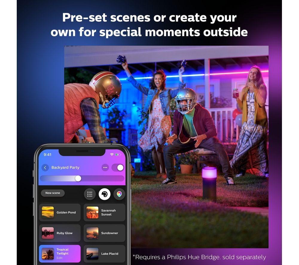 PHILIPS HUE White & Colour Ambiance Smart Outdoor LED Lightstrip - 5 m