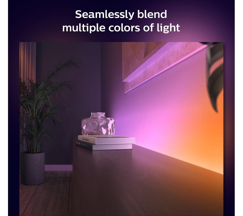 PHILIPS HUE Gradient White & Colour Ambiance Smart LED Lightstrip Extension - 1 m