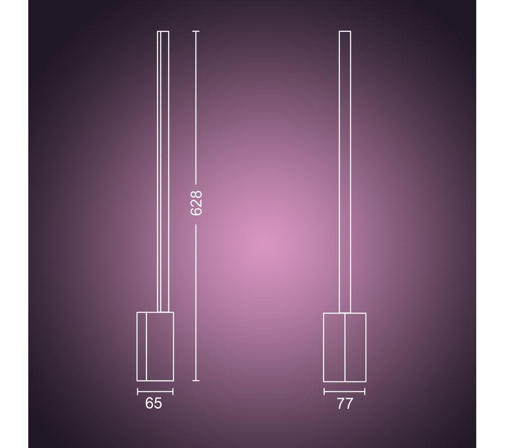PHILIPS HUE Signe Gradient White & Colour Ambiance Smart LED Table Lamp - White