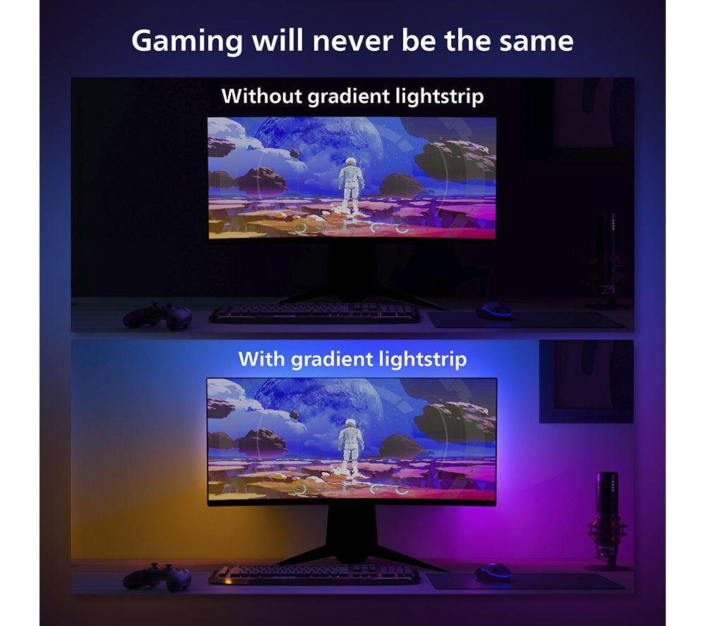 PHILIPS HUE Play Gradient 24-27" PC Monitor Lightstrip
