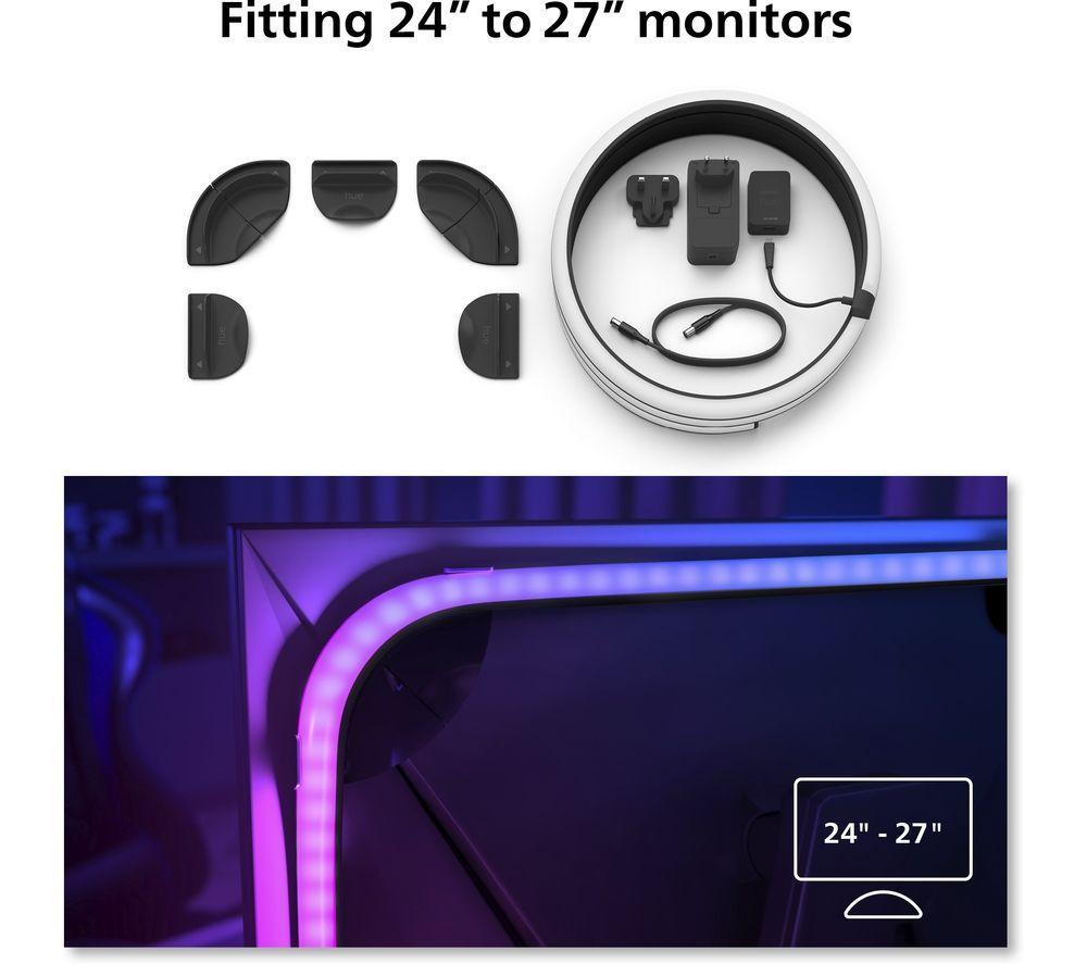PHILIPS HUE Play Gradient 32-34" PC Monitor Lightstrip Starter Kit