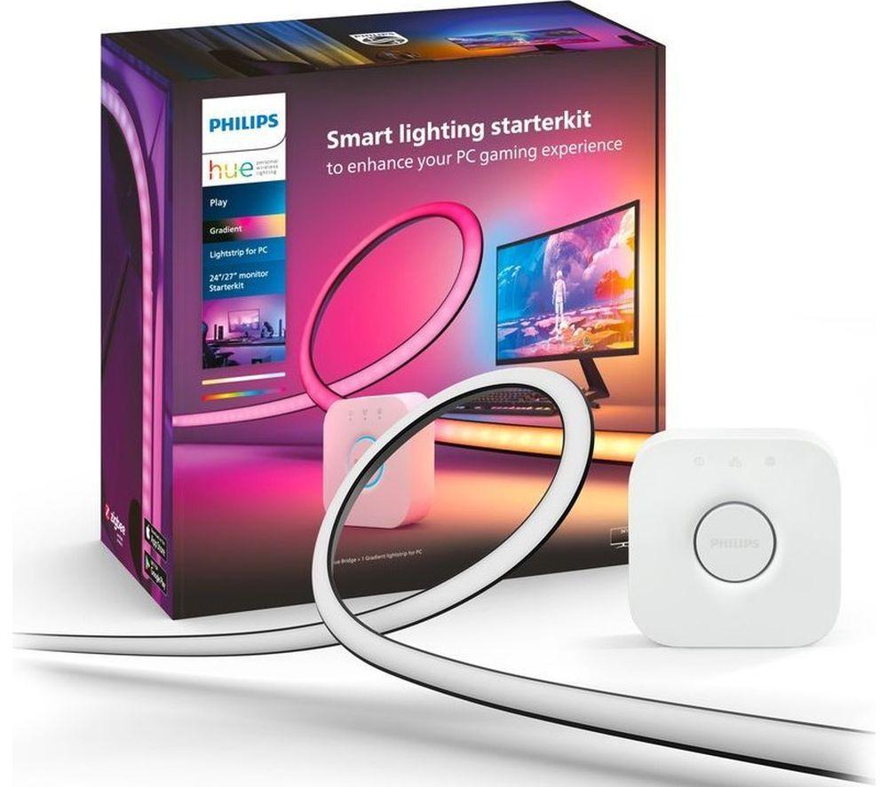 PHILIPS HUE Play Gradient 32-34" PC Monitor Lightstrip Starter Kit