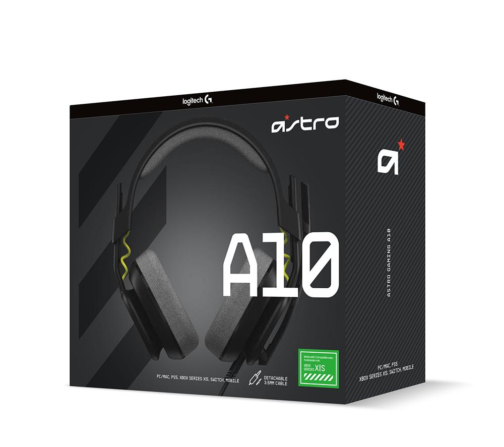 LOGITECH A10 5.1 Gaming Headset - Black
