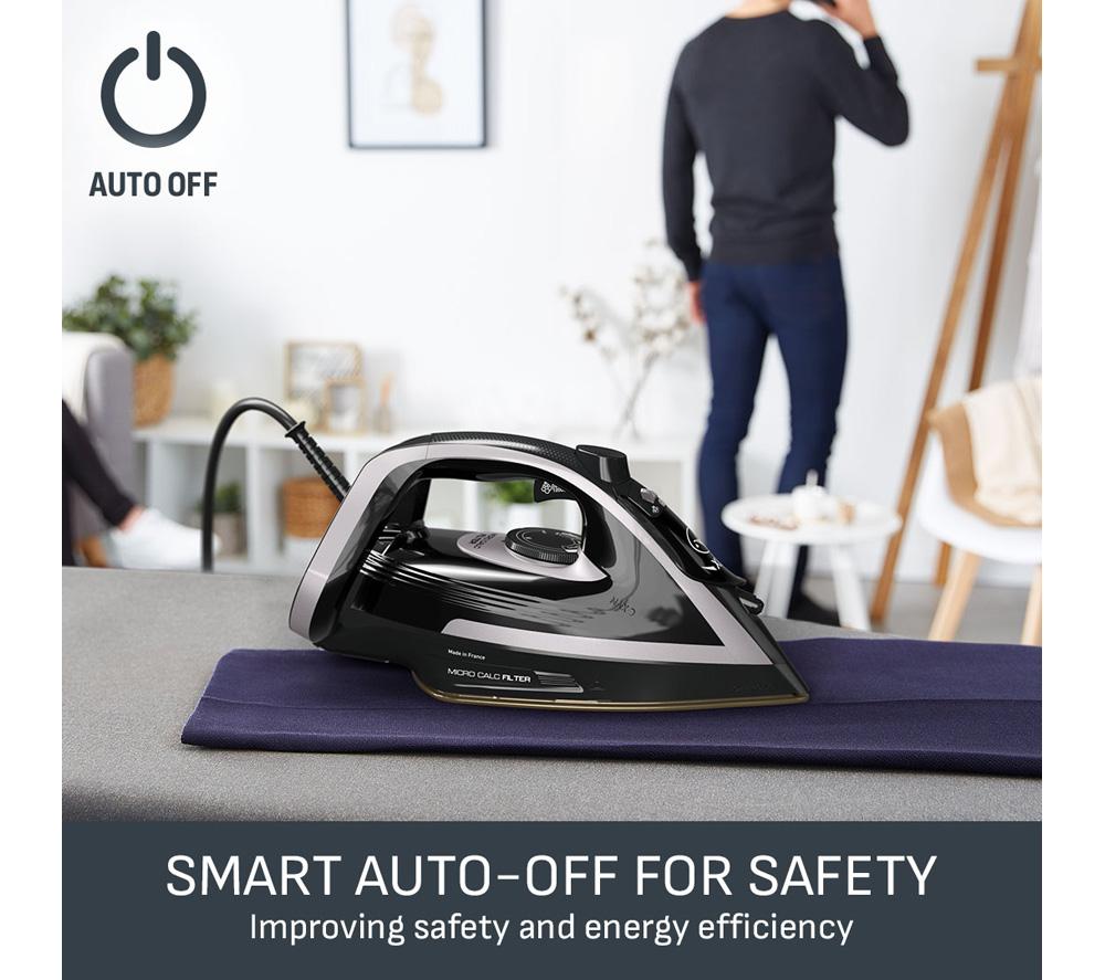 TEFAL Puregliss FV8062G0 Steam Iron - Shady & Black