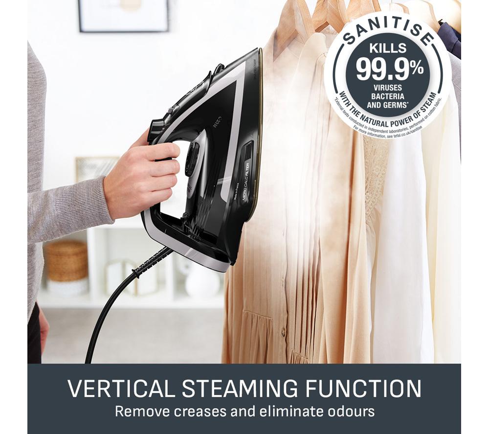 TEFAL Puregliss FV8062G0 Steam Iron - Shady & Black