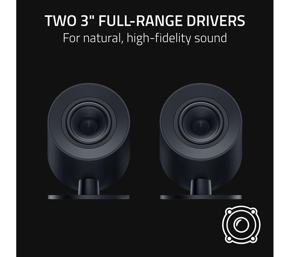 RAZER Nommo V2 X 2.0 Wireless PC Speakers - Black