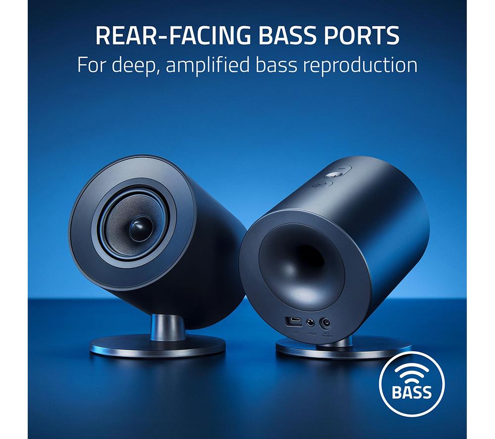 RAZER Nommo V2 X 2.0 Wireless PC Speakers - Black