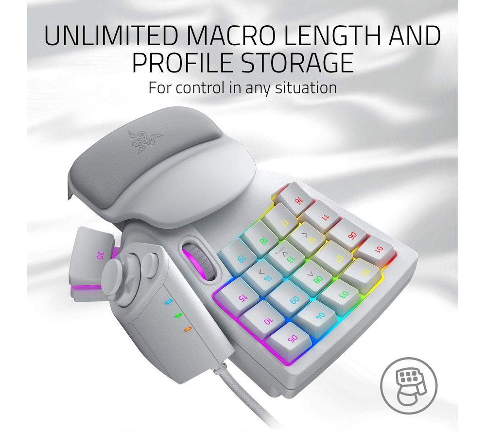 RAZER Tartarus Pro Gaming Keypad - White