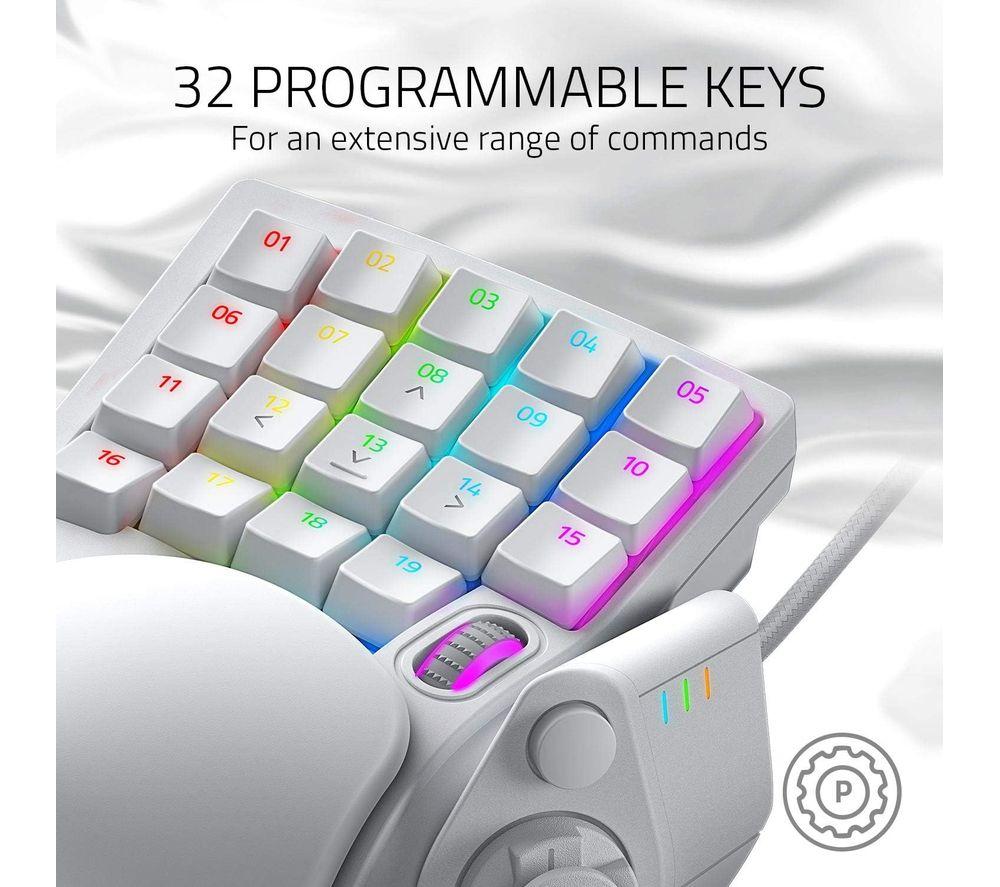 RAZER Tartarus Pro Gaming Keypad - White