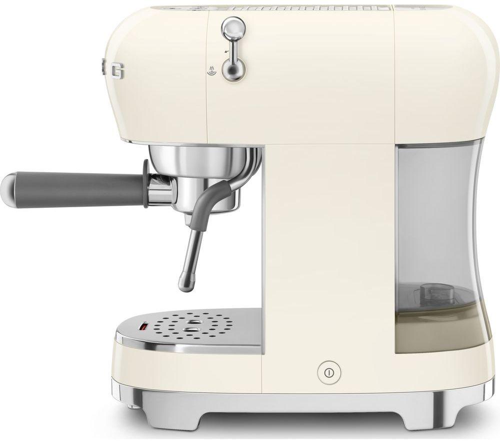 SMEG ECF02CRUK Kaffeemaschine – Creme