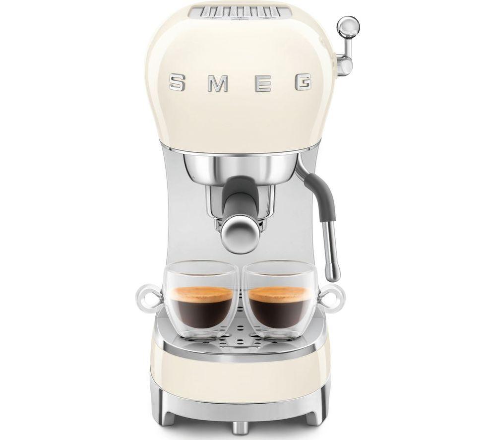 SMEG ECF02CRUK Kaffeemaschine – Creme