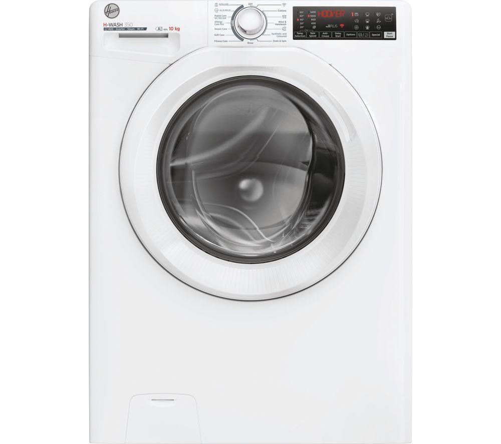 HOOVER H-Wash 350 H3WPS4106TM6-80 WiFi-enabled 10 kg 1400 Spin Washing Machine - White