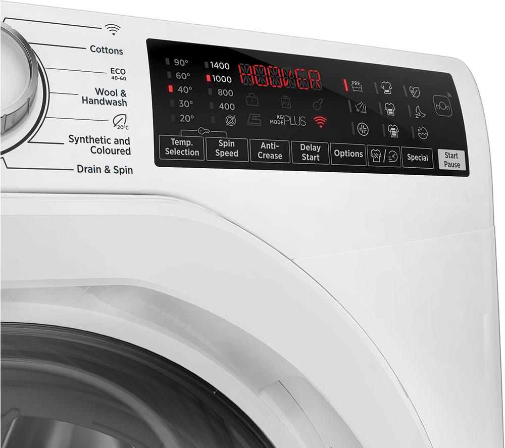 Lavadora HOOVER H-Wash 350 H3WPS4106TM6-80 de 10 kg, 1400 rpm, con WiFi - Blanca