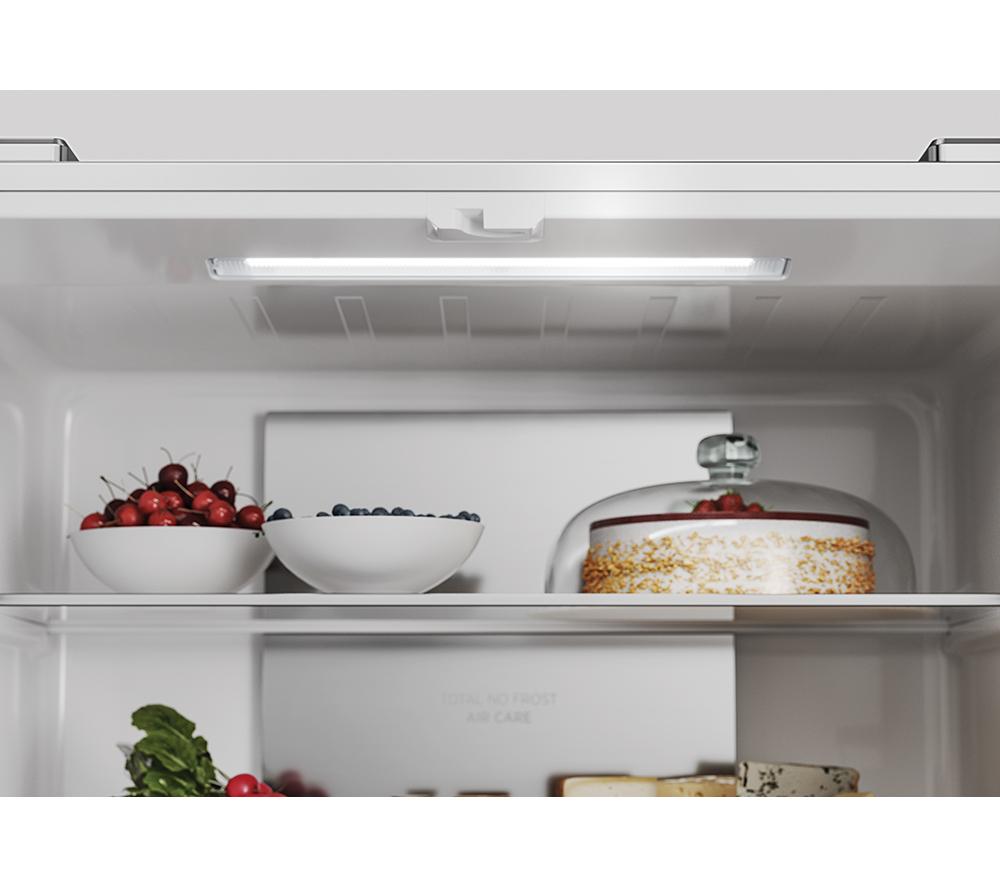 HOOVER H-FRIDGE 700 HHCR3818EWPL Kühl-Gefrierkombination – Inox