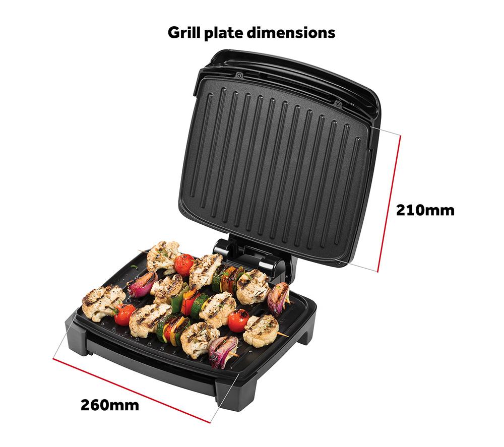 GEORGE FOREMAN Immersa 28310 Medium Health Grill - Black
