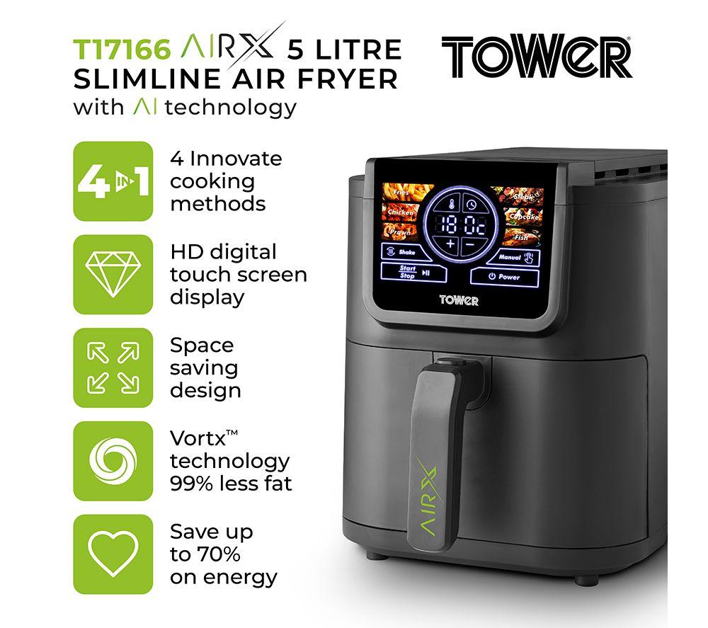 TOWER T17166 Air Fryer - Grey