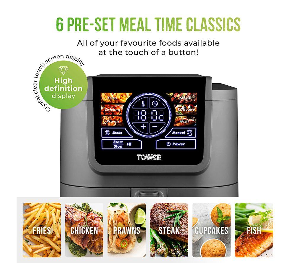TOWER T17166 Air Fryer - Grey
