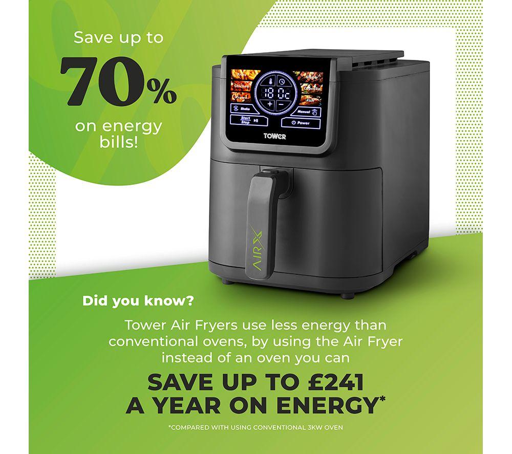 TOWER T17166 Air Fryer - Grey