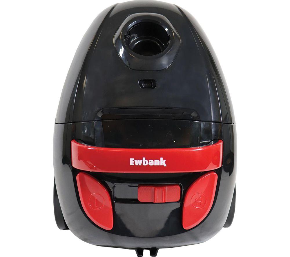 EWBANK COMPACTCLEAN Aspiradora de Cilindro con Bolsa - Roja y Negra