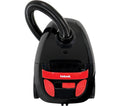 EWBANK COMPACTCLEAN Cylinder Bagged Vacuum Cleaner - Red & Black