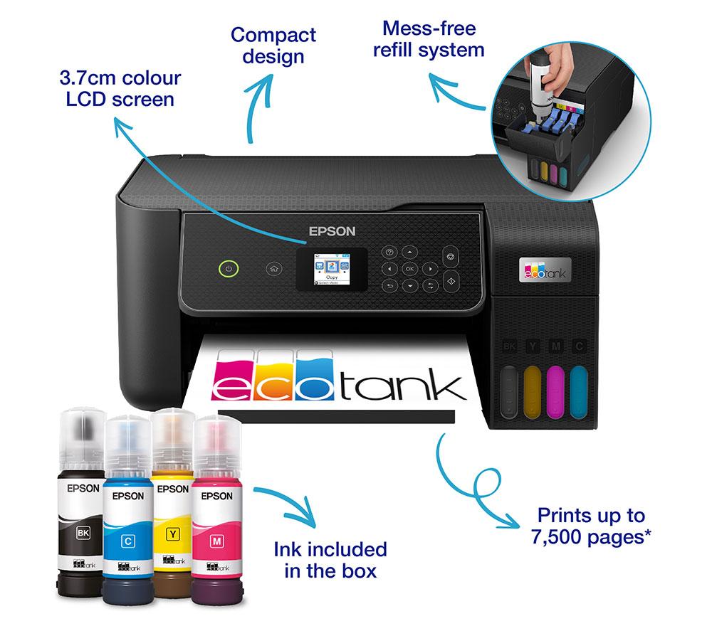 EPSON EcoTank ET-2870 All-in-One Wireless Inkjet Printer