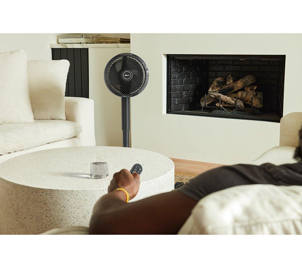 SHARK FlexBreeze FA220UK Portable 11.3" Hybrid Pedestal Fan - Charcoal Black