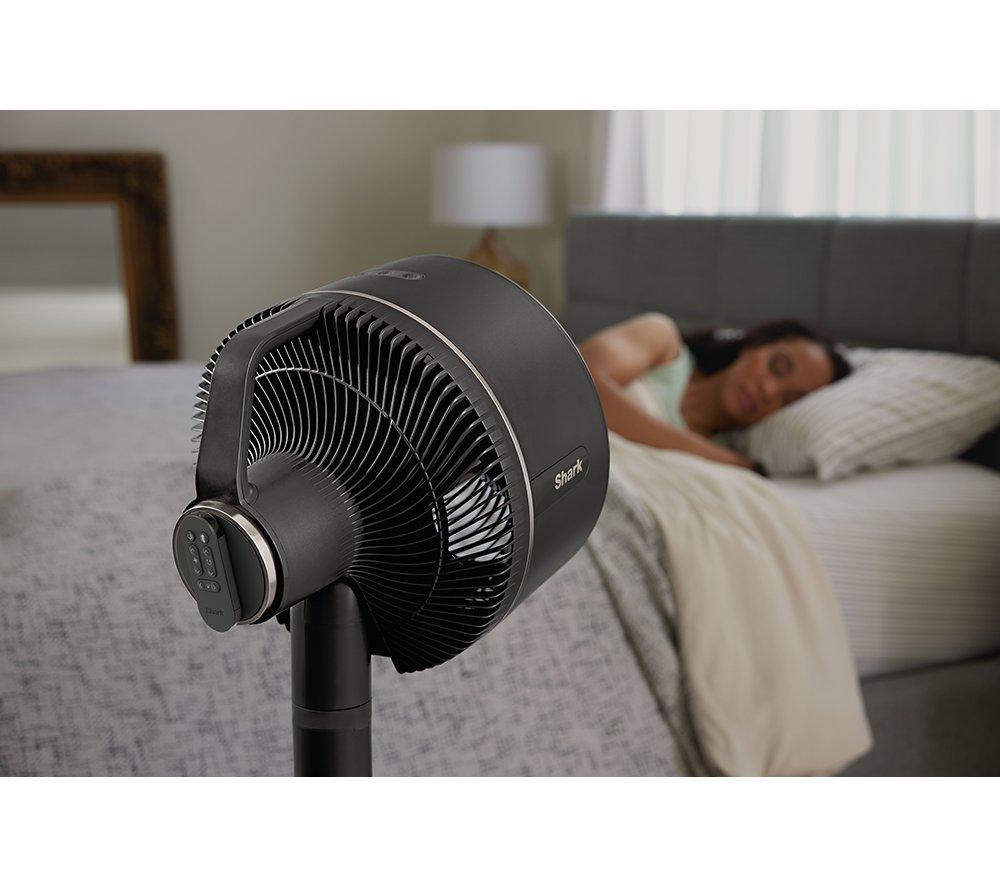SHARK FlexBreeze FA220UK Portable 11.3" Hybrid Pedestal Fan - Charcoal Black
