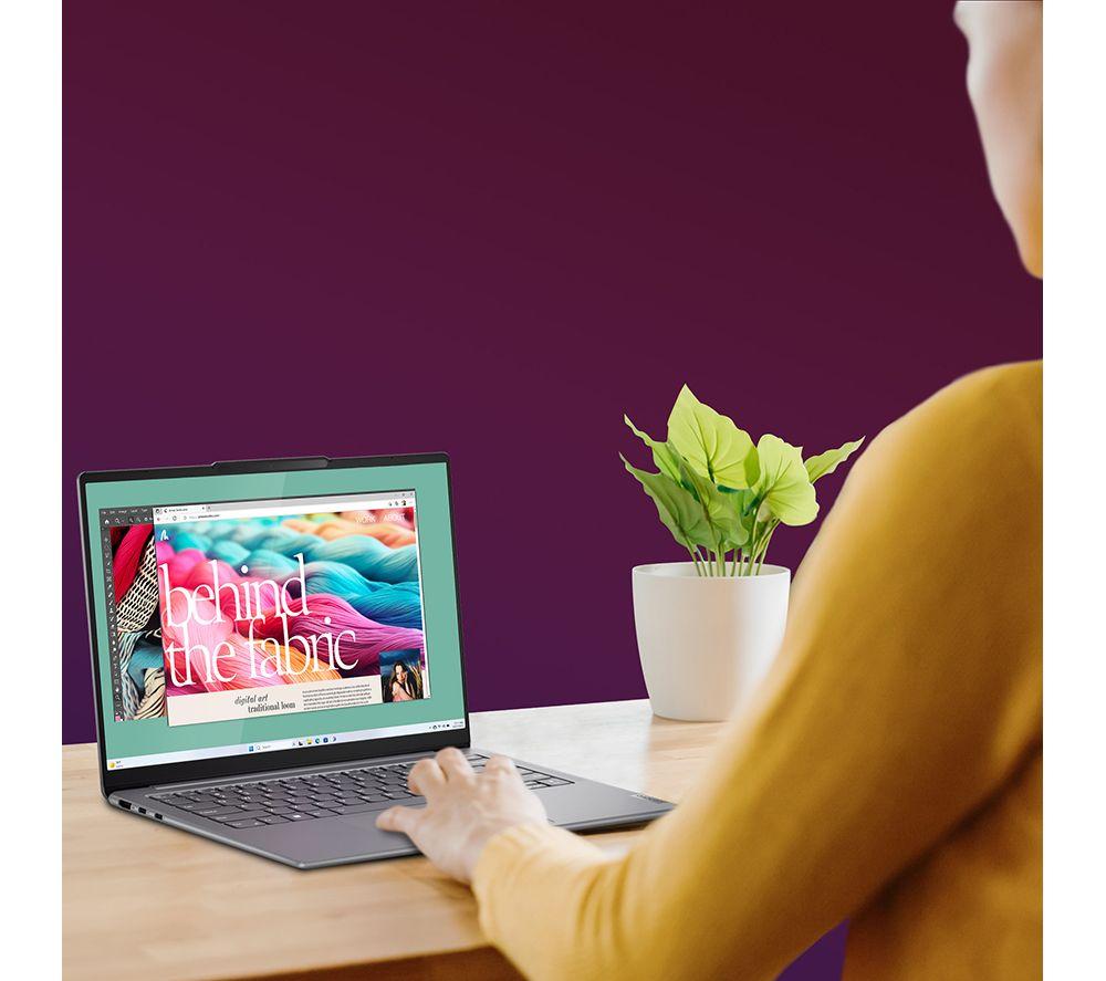 Portátil LENOVO Yoga Slim 7 de 14" - Intel® Core™ Ultra 7, SSD de 1 TB, Gris