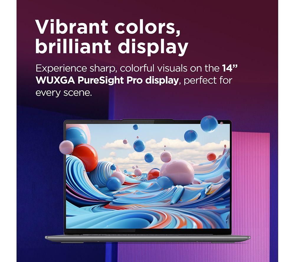 Portátil LENOVO Yoga Slim 7 de 14" - Intel® Core™ Ultra 7, SSD de 1 TB, Gris