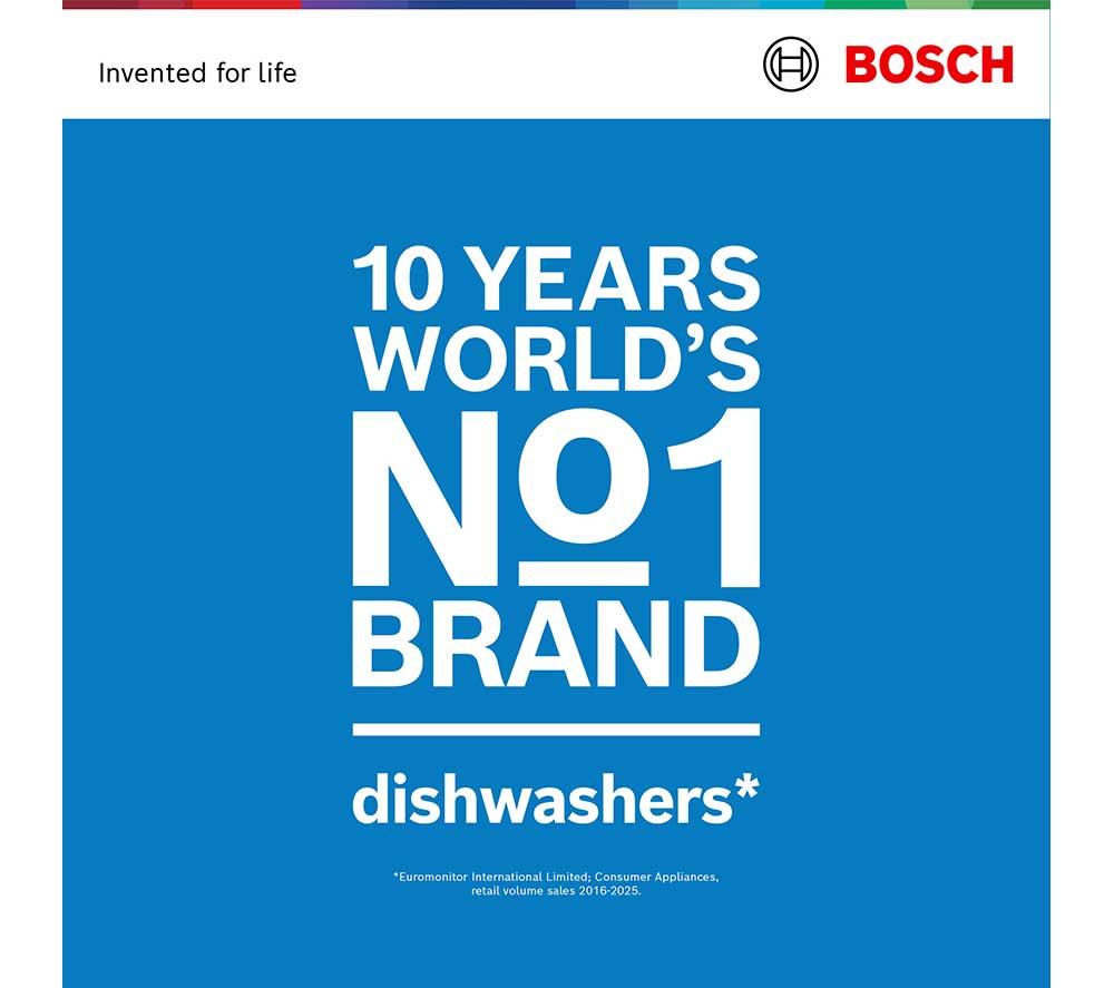 BOSCH Series 6 Perfect Dry SMV6ZCX10G Full-size Fully Integrated WiFi-enabled Dishwasher