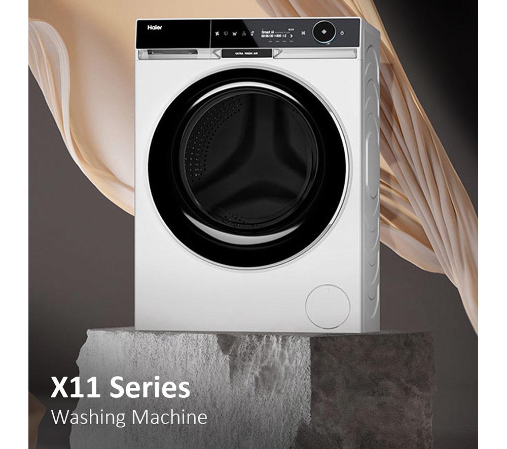 HAIER X Series 11 HW110-BD14397U1 WiFi-enabled 11 kg 1400 Spin Washing Machine - White