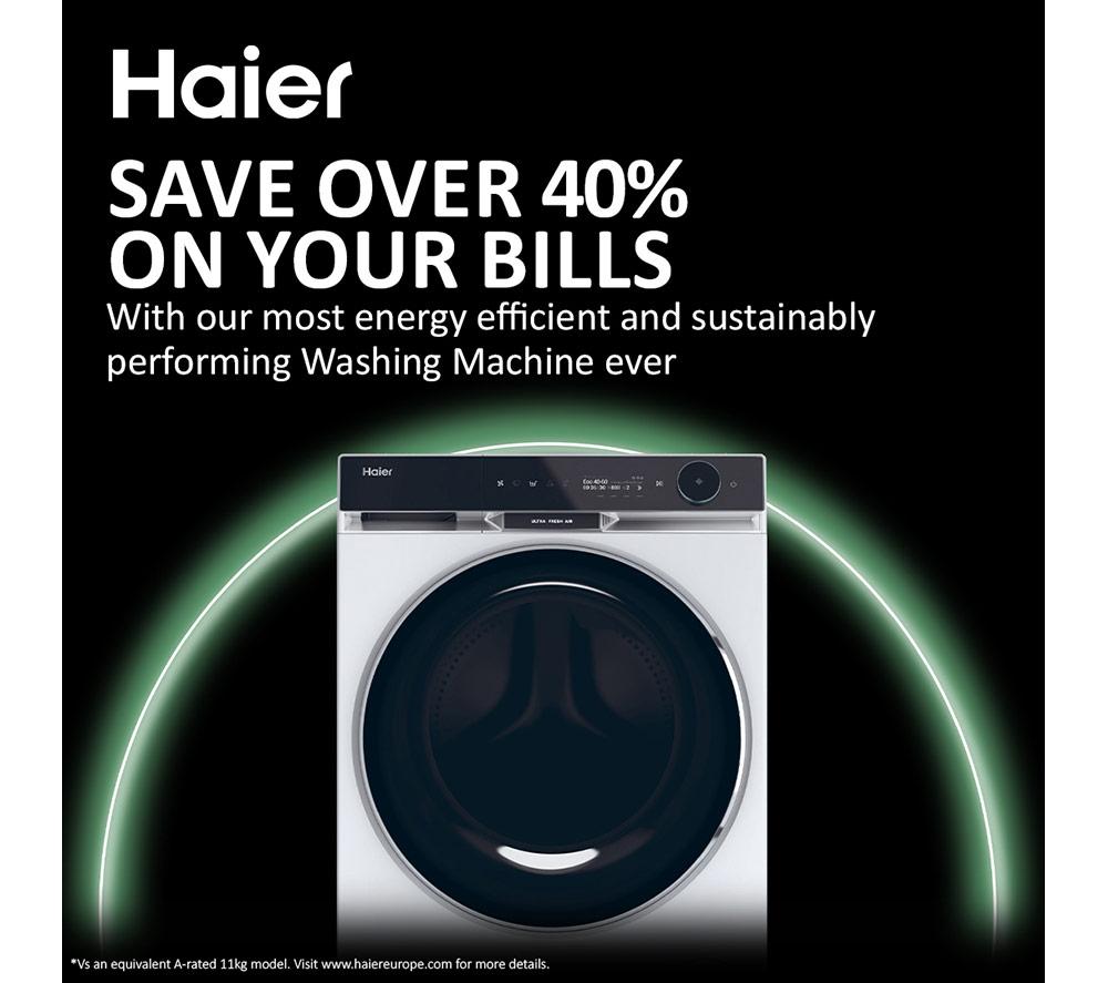 HAIER X Series 11 HW110-BD14397U1 WiFi-enabled 11 kg 1400 Spin Washing Machine - White