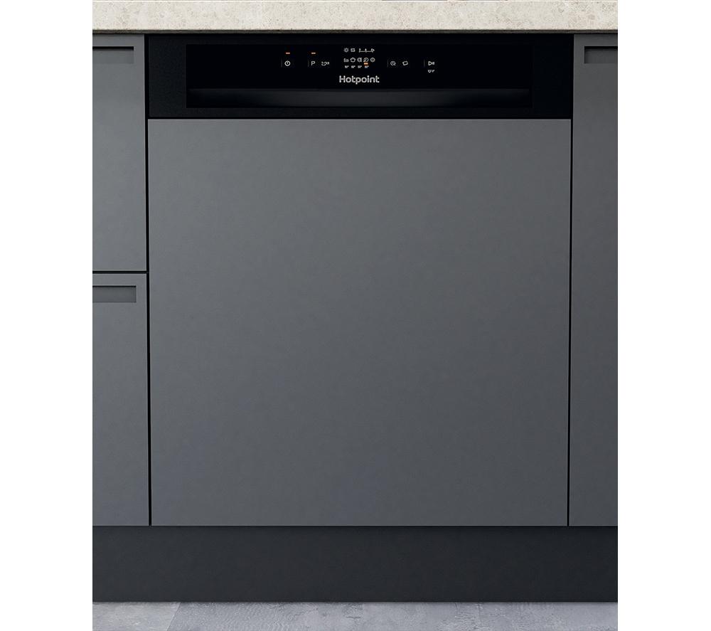 HOTPOINT H3B L626 B UK Full-size Semi-Integrated Dishwasher