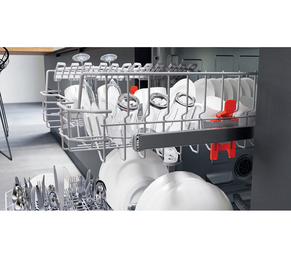 Lavavajillas de tamaño estándar semi-integrado HOTPOINT H3B L626 B UK