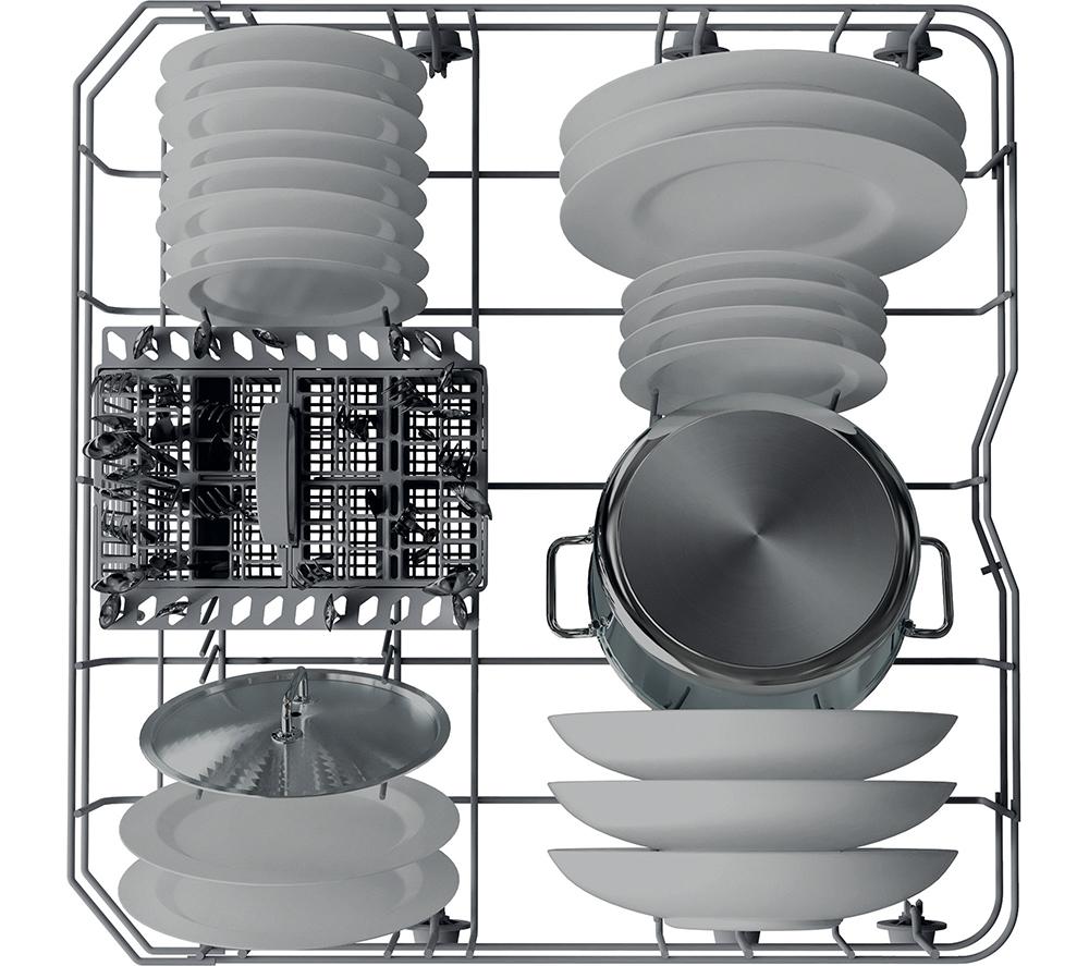 Lavavajillas de tamaño estándar semi-integrado HOTPOINT H3B L626 B UK