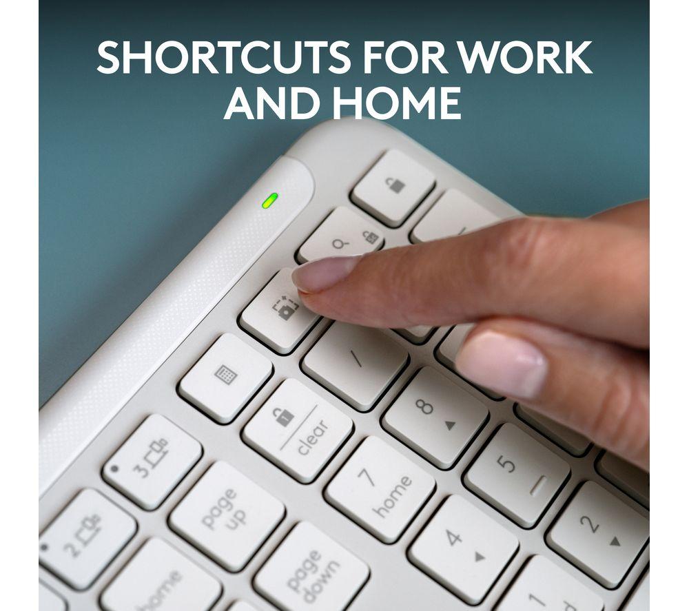 LOGITECH Signature Slim K950 Wireless Keyboard - White