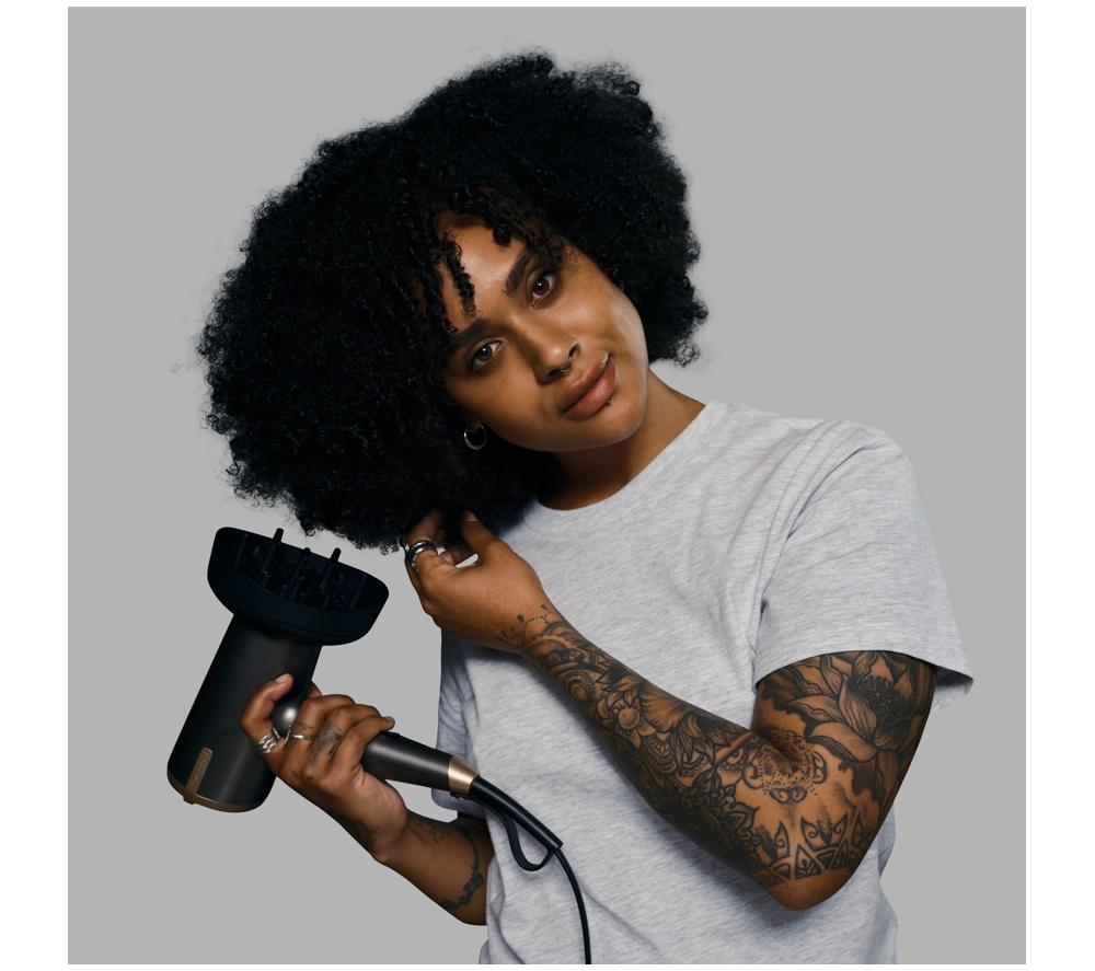 REMINGTON ONE D6077 Dry & Style Hairdryer - Dark Grey & Copper