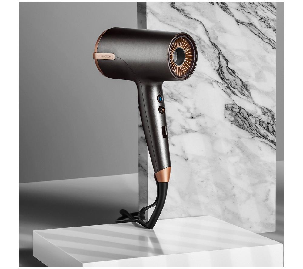 REMINGTON ONE D6077 Dry & Style Hairdryer - Dark Grey & Copper