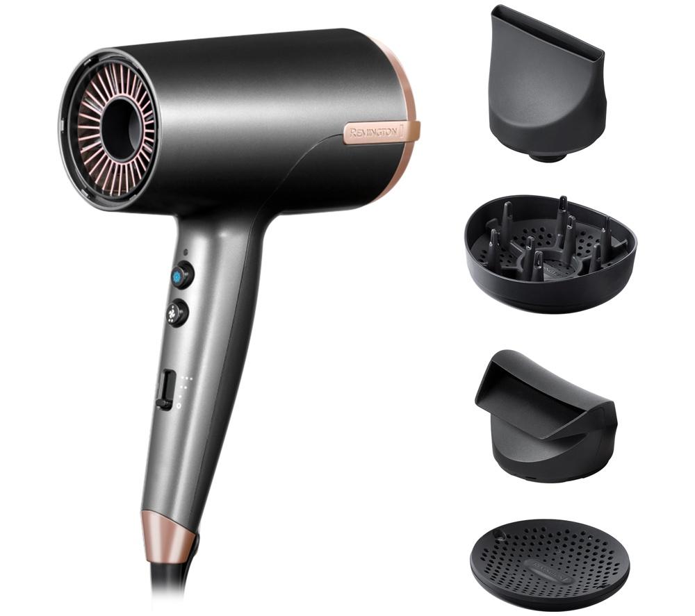 REMINGTON ONE D6077 Dry & Style Hairdryer - Dark Grey & Copper