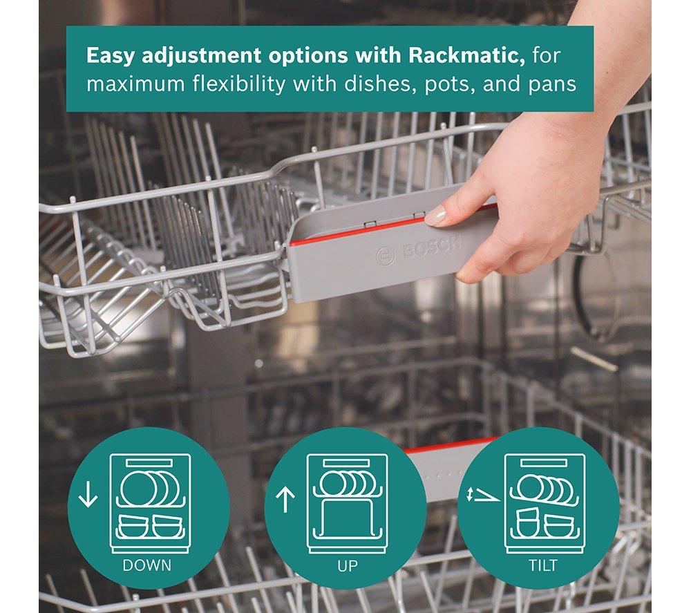 BOSCH Serie 6 PerfectDry SMS6ZCW10G Lavavajillas de tamaño estándar con WiFi - Blanco