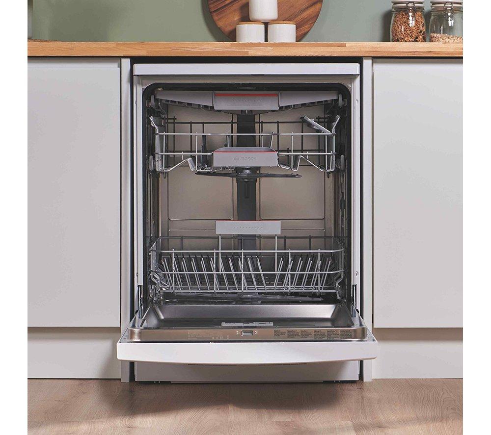 BOSCH Serie 6 PerfectDry SMS6ZCW10G Lavavajillas de tamaño estándar con WiFi - Blanco