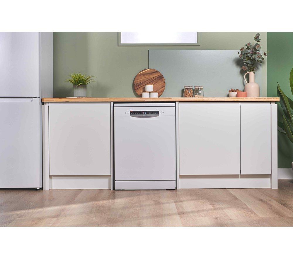BOSCH Serie 6 PerfectDry SMS6ZCW10G Lavavajillas de tamaño estándar con WiFi - Blanco