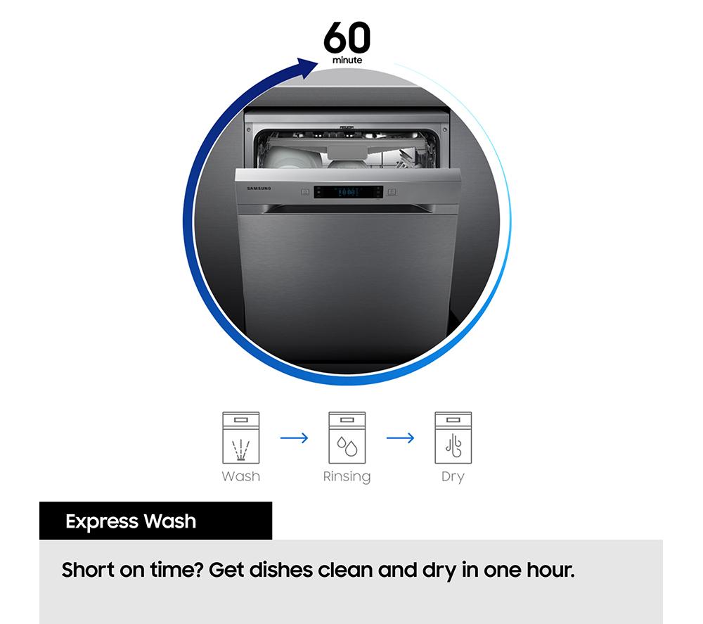SAMSUNG Series 7 DW60CG550B00EU Full-size Fully Integrated Dishwasher