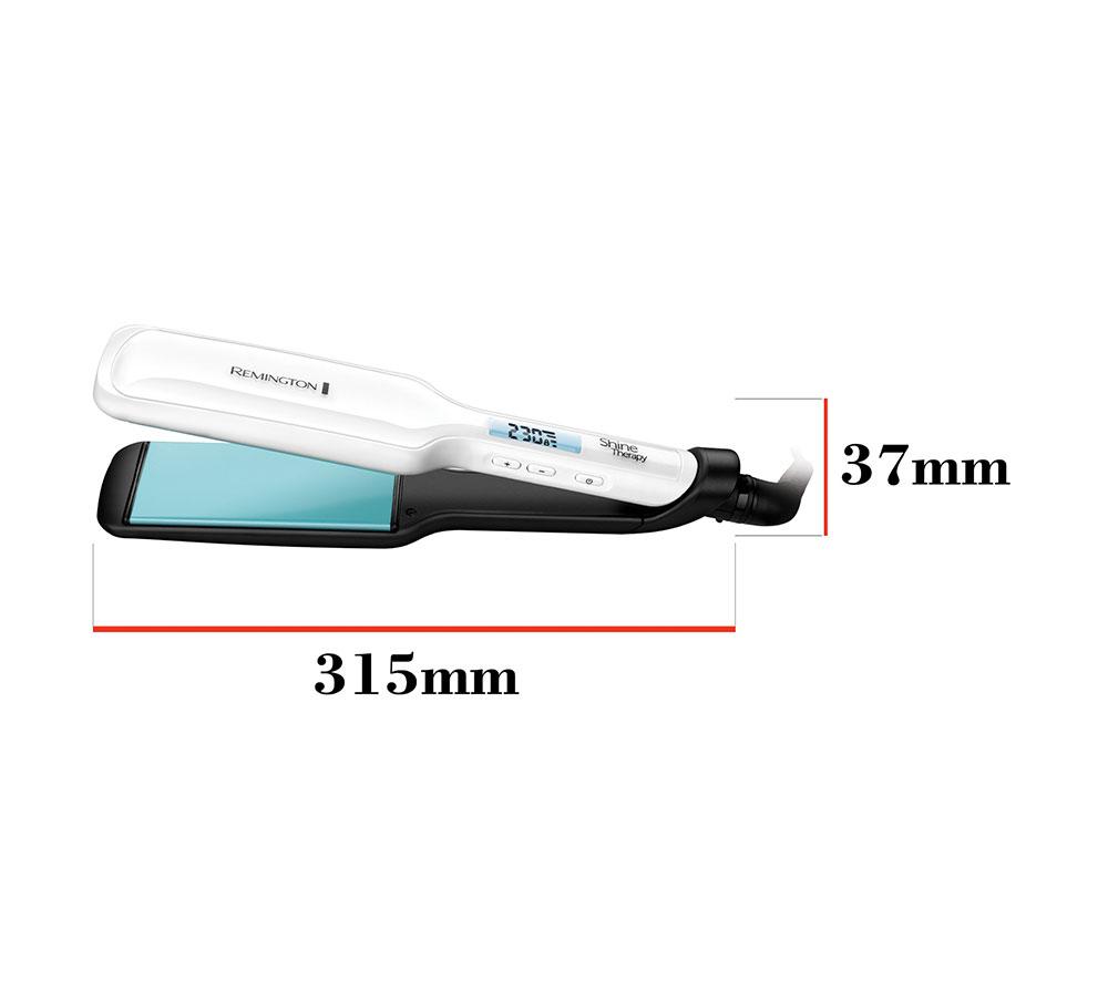 REMINGTON Shine Therapy S8550 Hair Straightener - White & Blue