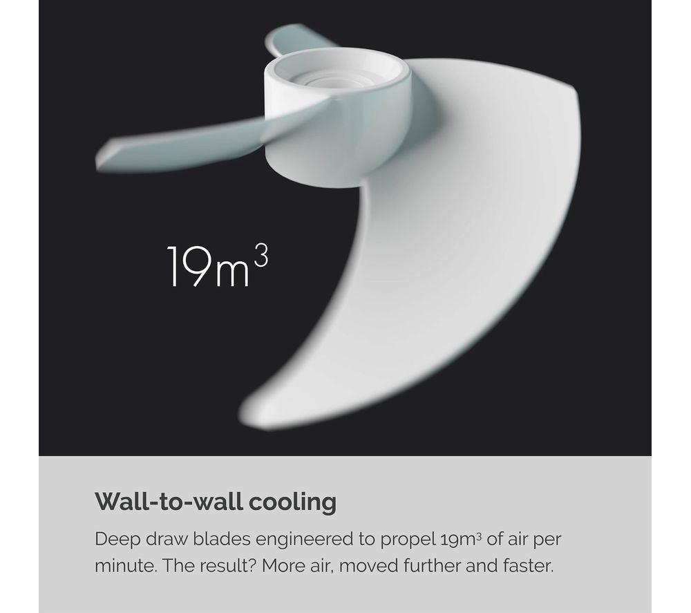 MEACO Sefte 10” Table Air Circulator Fan - White