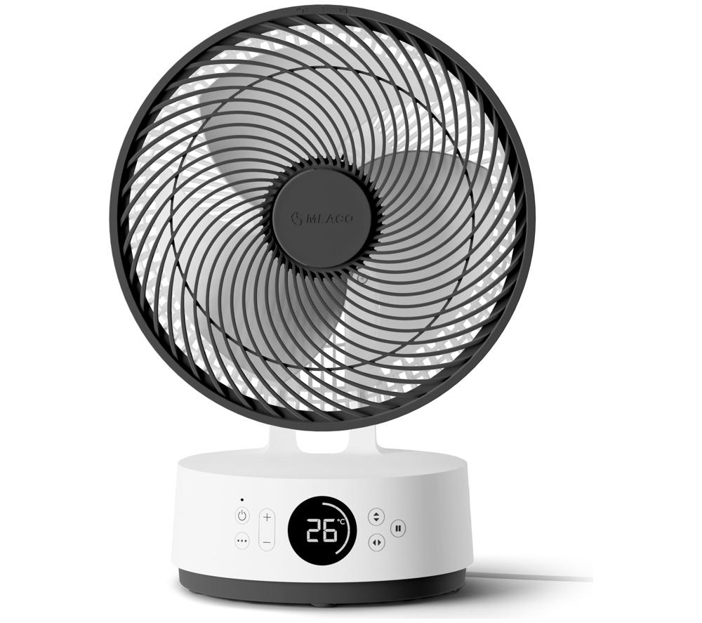 MEACO Sefte 10” Table Air Circulator Fan - White
